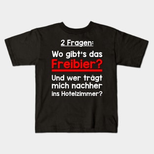 Lustige Bier Sprüche zum Saufen auf Malle Partys Kids T-Shirt